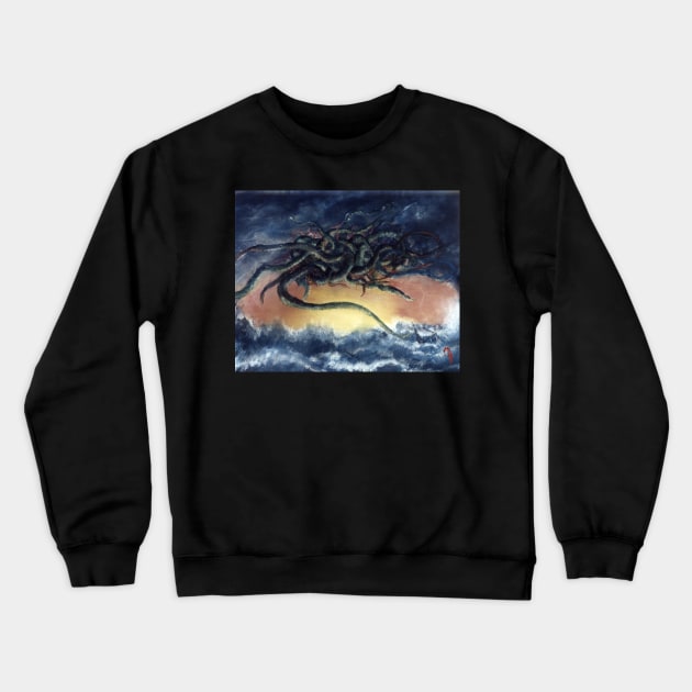 Azathoth: Mindless Horror (color) Crewneck Sweatshirt by MooreMythos